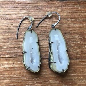 Artisan Geode Earrings from small designer Alex Lozier